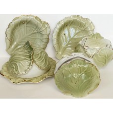Vintage USSR “Cabbage” tea set items.