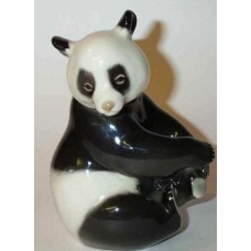 Beautiful Panda Lomonosov porcelain figurine