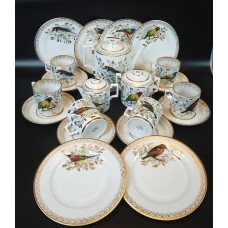 Bird Tea Set, Heraldic Shape, 6/21, LFZ.