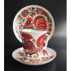 Cup and saucer by Leningrad design 
