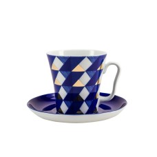 Cup (goblet) with saucer, Leningrad design Yukat, IFZ, NEW.