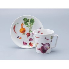 Cup (goblet) with saucer, Leningrad design 