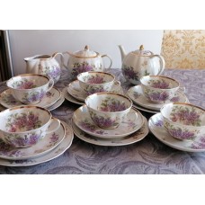 Lilac Tea Set 6/21, Dulevo