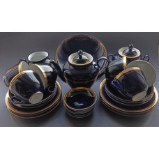 Cobalt tea set 