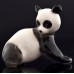 Beautiful Panda Lomonosov porcelain figurine
