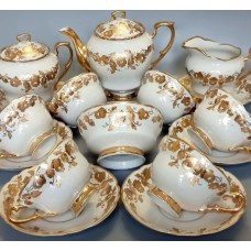 Collectible tea set from the Soviet era, 1970s, USSR 