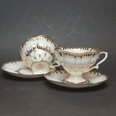 Natasha tea cup and saucer, bone china, LFZ, 220 ml