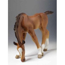 Large Brown Horse Lomonosov porcelain