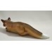 Red Russian fox Lomonosov porcelain figurine