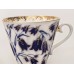 Cobalt cup and saucer Bluebells Lomonosov porcelain