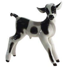 Cute Bull Russian Lomonosov porcelain figurine
