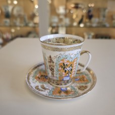 Coffee cup and saucer, 