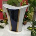 Cobalt Gold Vase Lomonosov porcelain Made in USSR 1950s