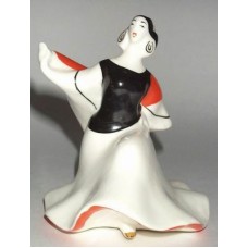 USSR 1950s Gipsy porcelain figurine