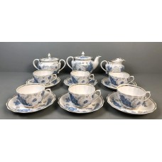 Verbilki tea set 6/15, thin-walled porcelain.