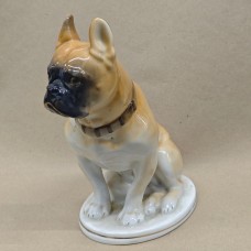 Porcelain Tiger Figurine, LFZ, USSR porcelain.