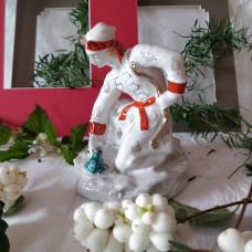 USSR 1950s Prince Ivan and Tsarevna-Frog LZFI porcelain figurine