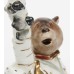 Bear-General USSR LZFI porcelain figurine 1950s