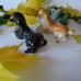 2 Beautiful Lying Poodles Lomonosov porcelain figurines