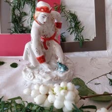 USSR 1950s Prince Ivan and Tsarevna-Frog LZFI porcelain figurine