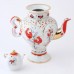 Unique Teapot Cockerels Russian Imperial Lomonosov Porcelain