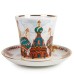Mug and Saucer Church of the Savior on Blood Imperial Lomonosov Porcelain