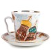 Mug and Saucer Church of the Savior on Blood Imperial Lomonosov Porcelain
