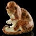 Large Leopard Lomonosov porcelain figurine
