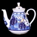 Tea pot Russian Church Lomonosov porcelain