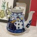 Tea pot Russian Church Lomonosov porcelain