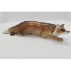 Porcelain fox figurine, IFZ, New.