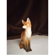Porcelain fox figurine, IFZ, New.