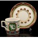 Unique Tea Set Antique 6/14 Russian Imperial Lomonosov Porcelain
