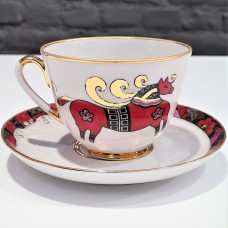 Cup and saucer, 