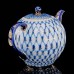 This elegant Gold Cobalt Net porcelain teapot with a magnificent original design will complement any meal - whether it is an ordinary tea party with f