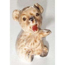 USSR 1950s cute bear cub rare Lomonosov porcelain