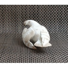Cute Dove Rare Lomonosov porcelain figurine USSR 1970s